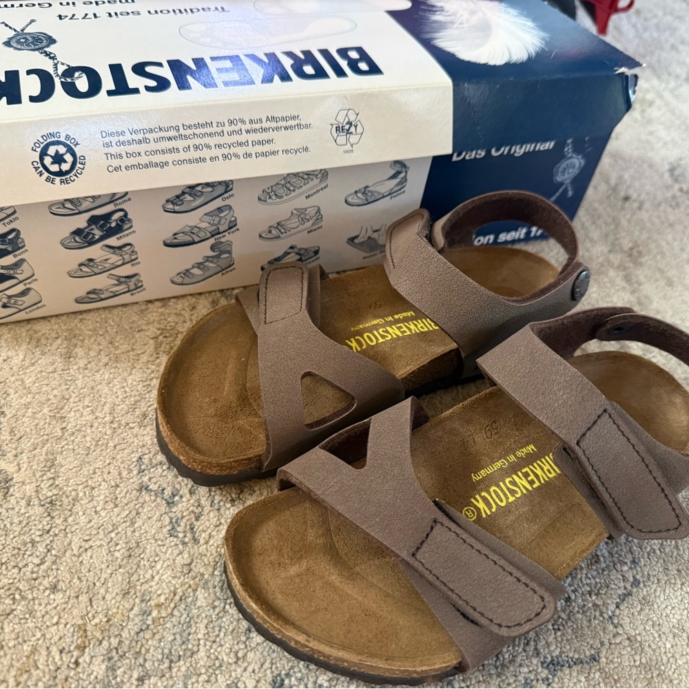 Birkenstock Kids Bari Kinder Mocca Sandals